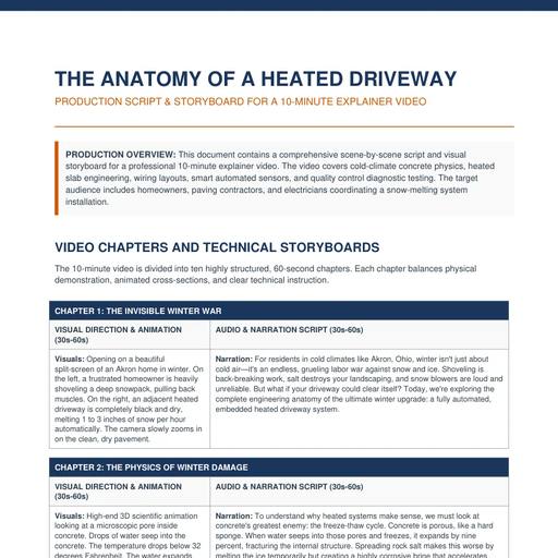 Electric vs Hydronic Snow Melt for Akron Driveways: Real Costs